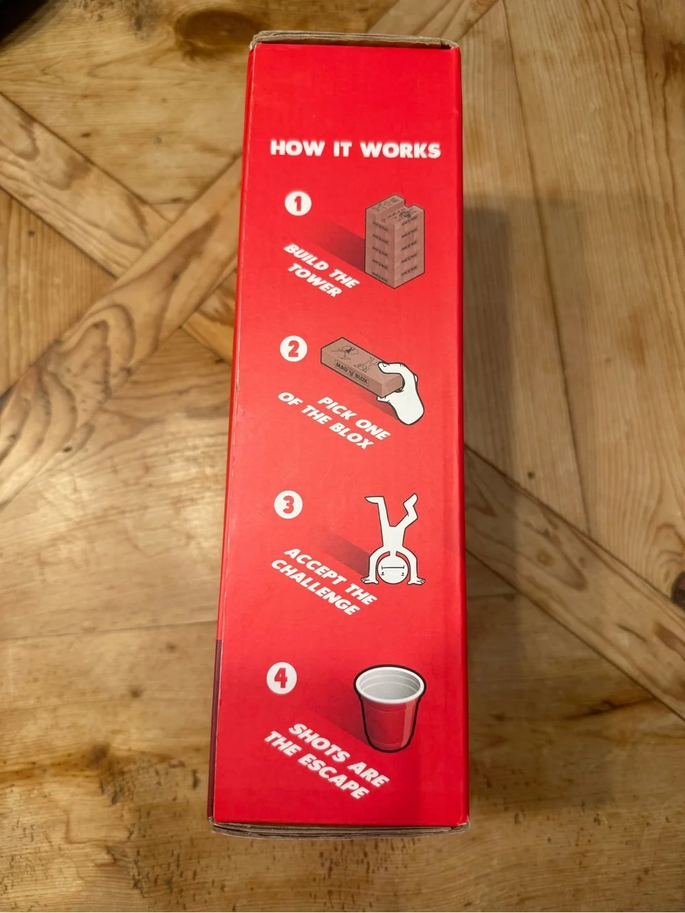 Brand New Mad Blox Party Drinking Game (like Jenga)